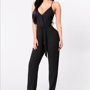 Fashion Nova black jumpsuit
